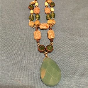Beautiful gem necklace